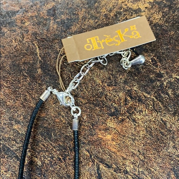 NEW Treska Necklace Beaded Sparkle RARE Pearl - Picture 3 of 3